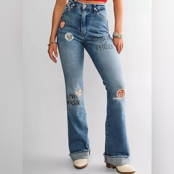 Rare!!! Wrangler x Fender Westward Boot Jean - Picture 3 of 14